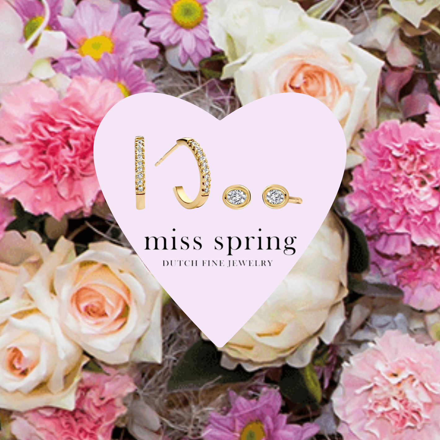 Vier Valentijn met 'Miss Spring'