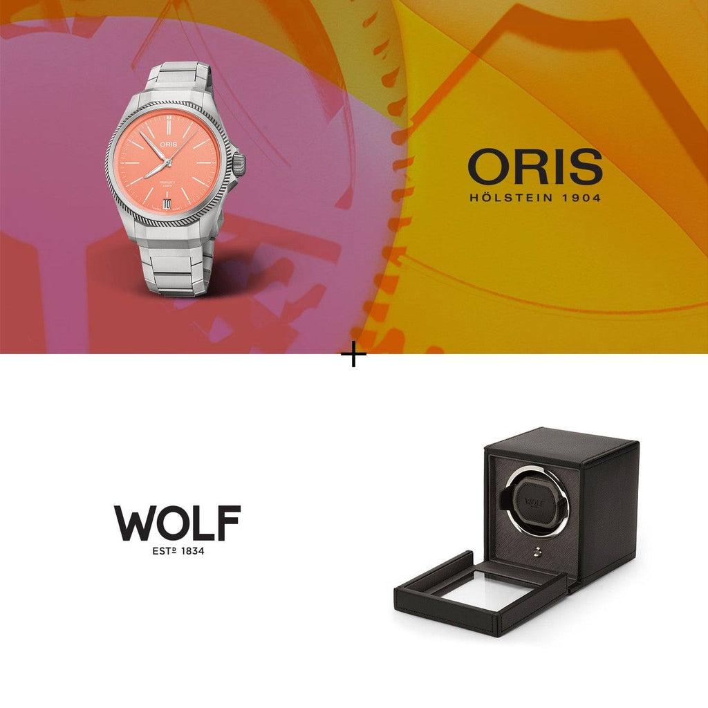 Oris + Wolf watchwinder - Brunott Juwelier