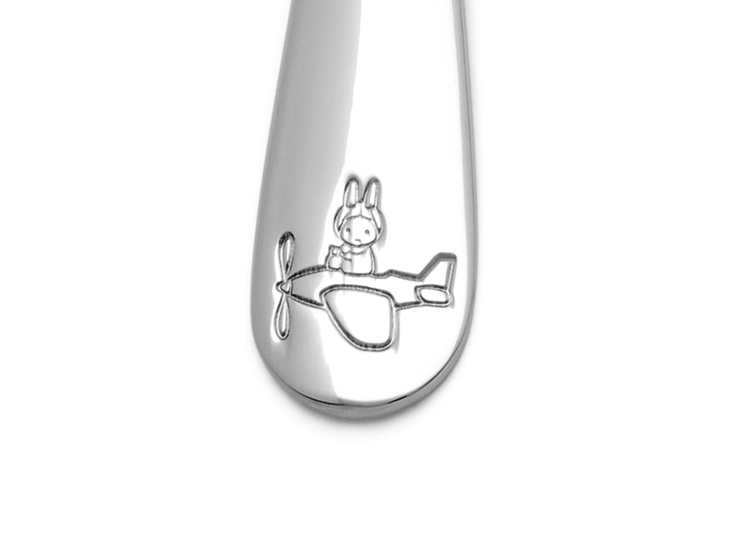 Couverts pour enfants véhicules miffy, 4 pièces, acier inoxydable