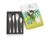 Children's cutlery Wildlife, 4-piece, stainless steel