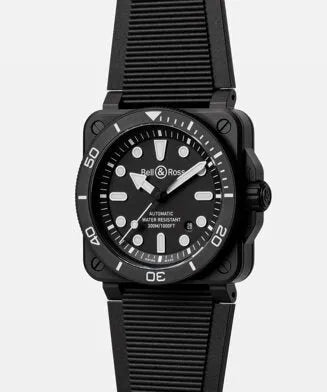 BR 03 DIVER BLACK MATTE CERAMIC