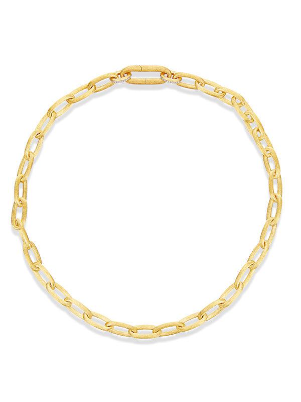 Gouden collier "libera" met diamanten