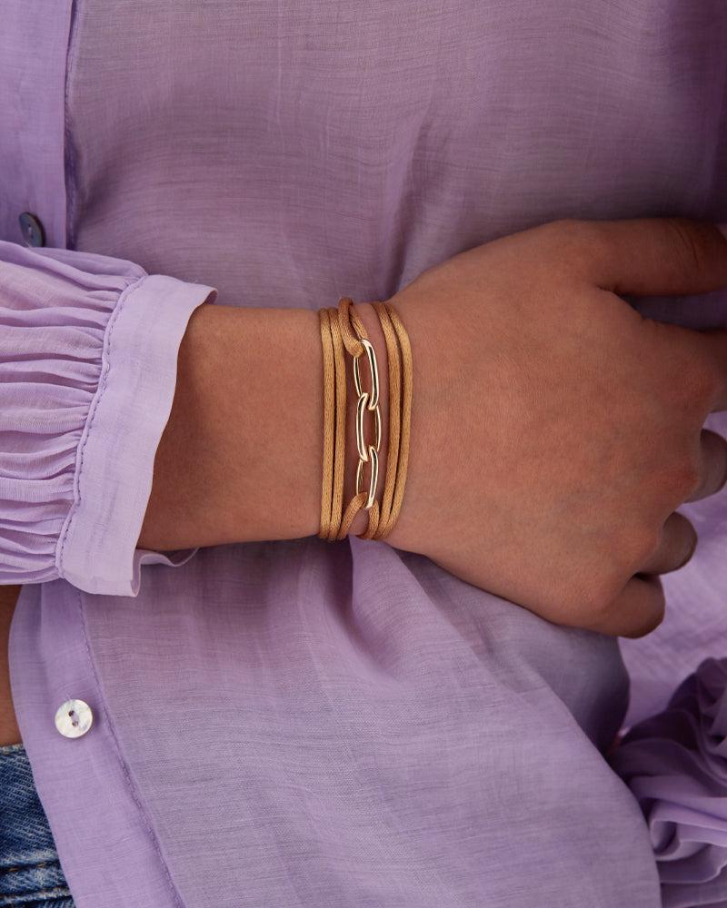 "Libera soul" roségouden kettingarmband en choker