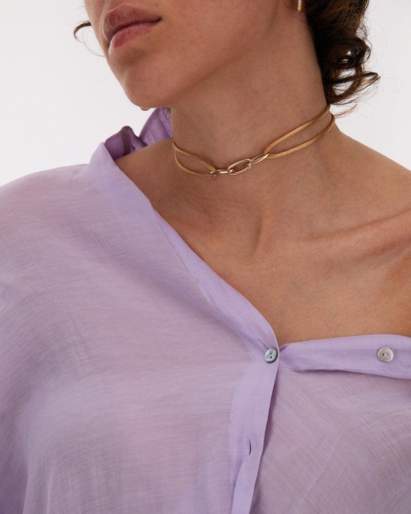 "Libera soul" roségouden kettingarmband en choker