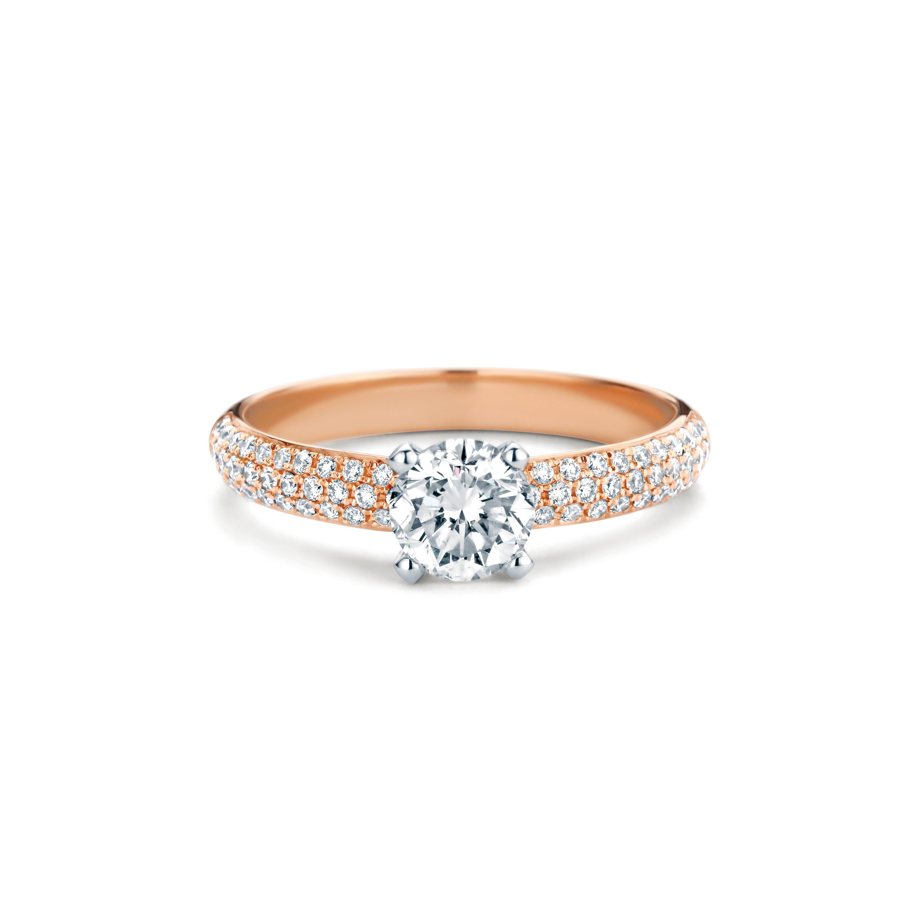Brunott Signature Ring R6003 Pavé Small S/WI