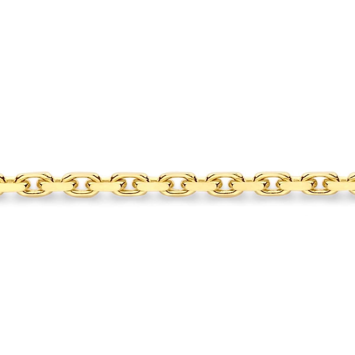 Anker gediamanteerd 2,5 mm - Brunott Juwelier
