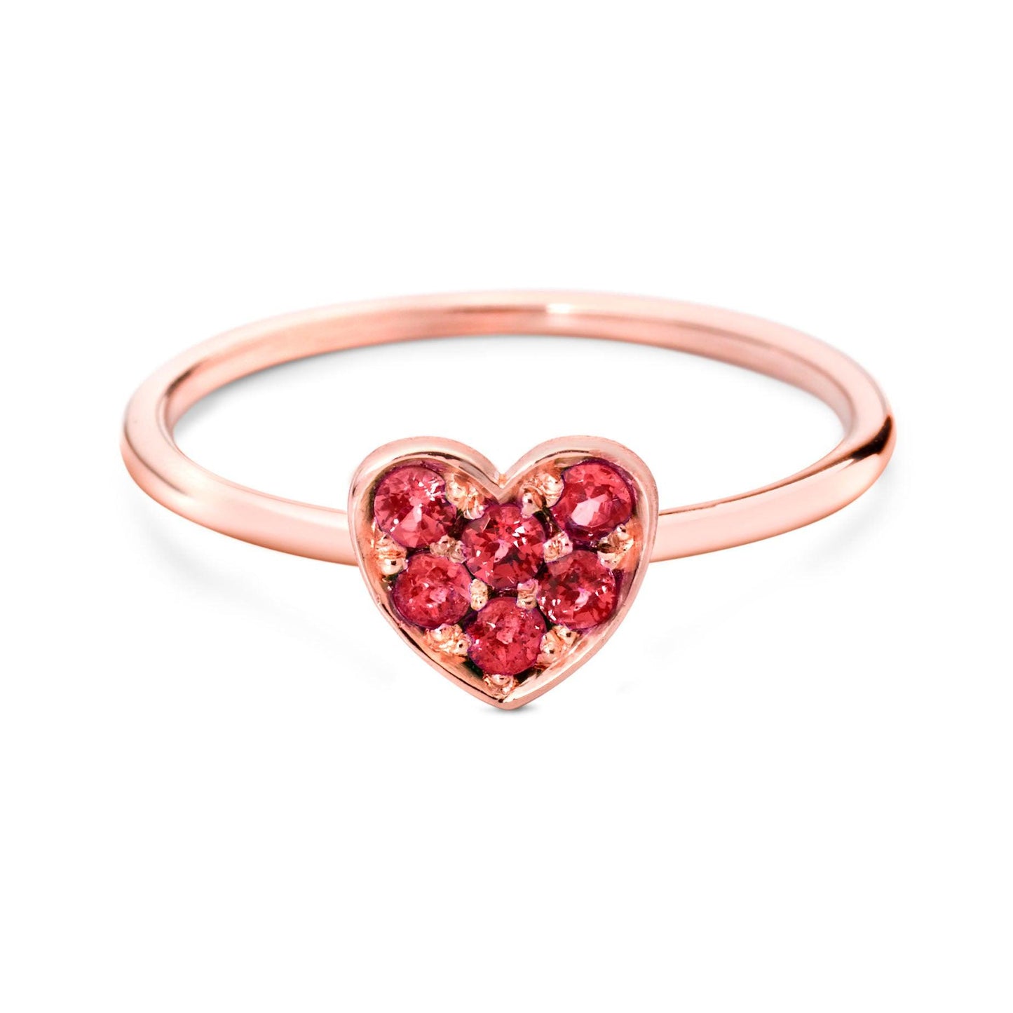 RING HEART PAVÉ 'FOREVER' MET ROBIJN