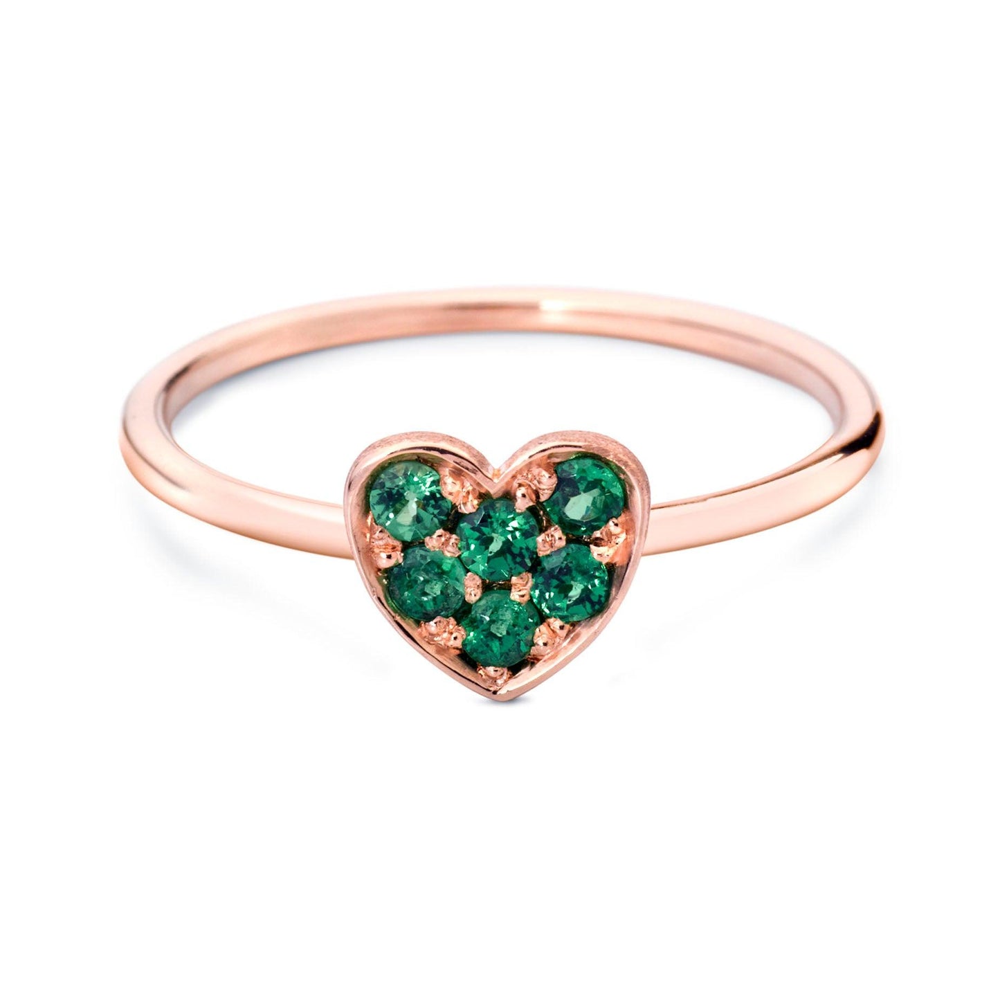 BAGUE MISS SPRING "FOREVER" HEART PAVÉ MSR020TSAGG