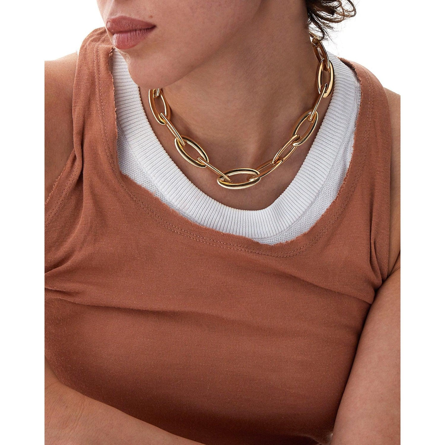 SUNSET "LIBERA ICON" ROSE GOLD NECKLACE CHAIN