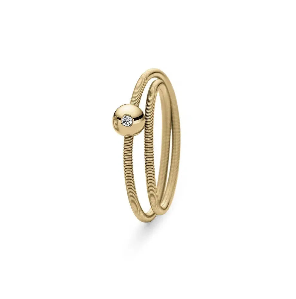 Niessing Collete Ring 2 Wikkelingen Geel (18k)