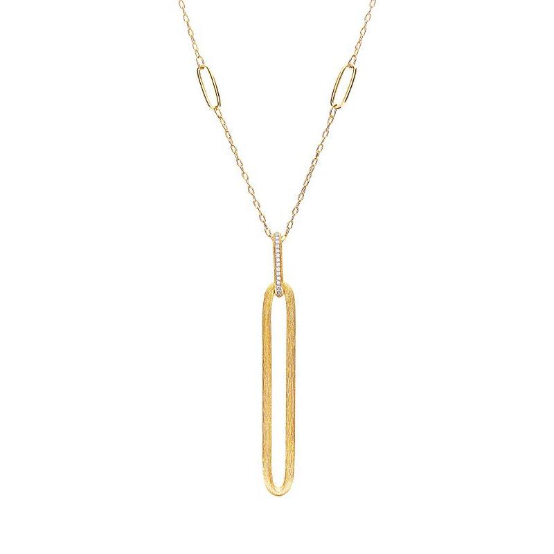 "Libera" Long Gold Necklace Chain