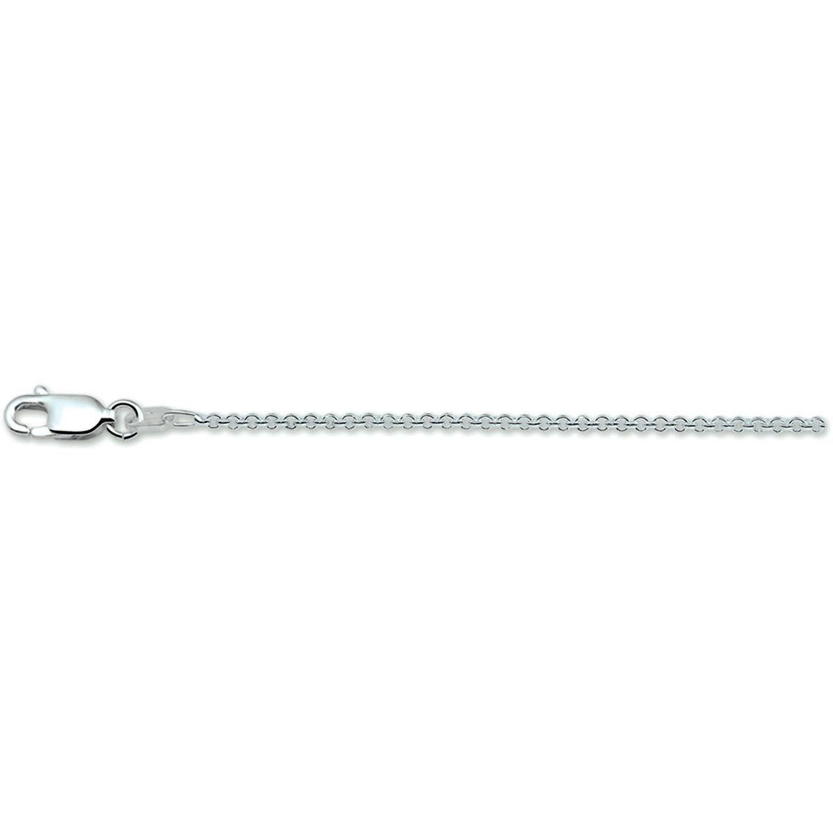 COLLIER ANKER ROND 1,5 MM ZILVER WIT - 10.18847
