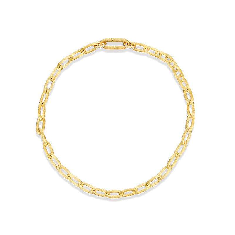 "Libera" Gold Necklace Chain With Diamonds