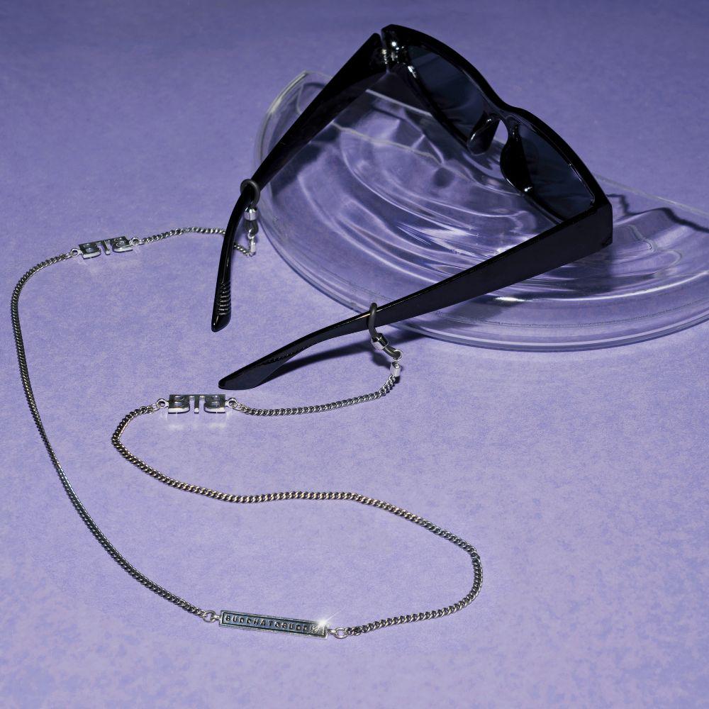 Essential Logo Eyewear Retainer Silver