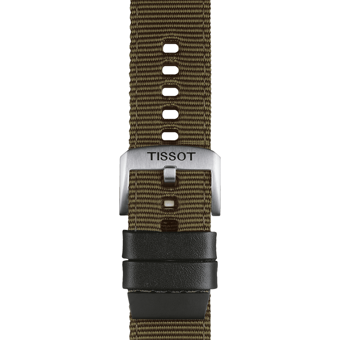 Originele Crème textielen Tissot-band, aanzet 22mm