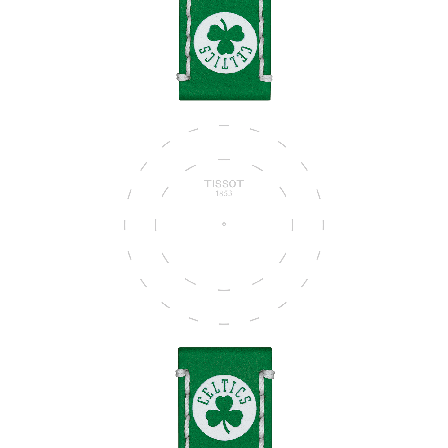 Tissot Official NBA leren band Boston Celtics Limited Edition 22mm