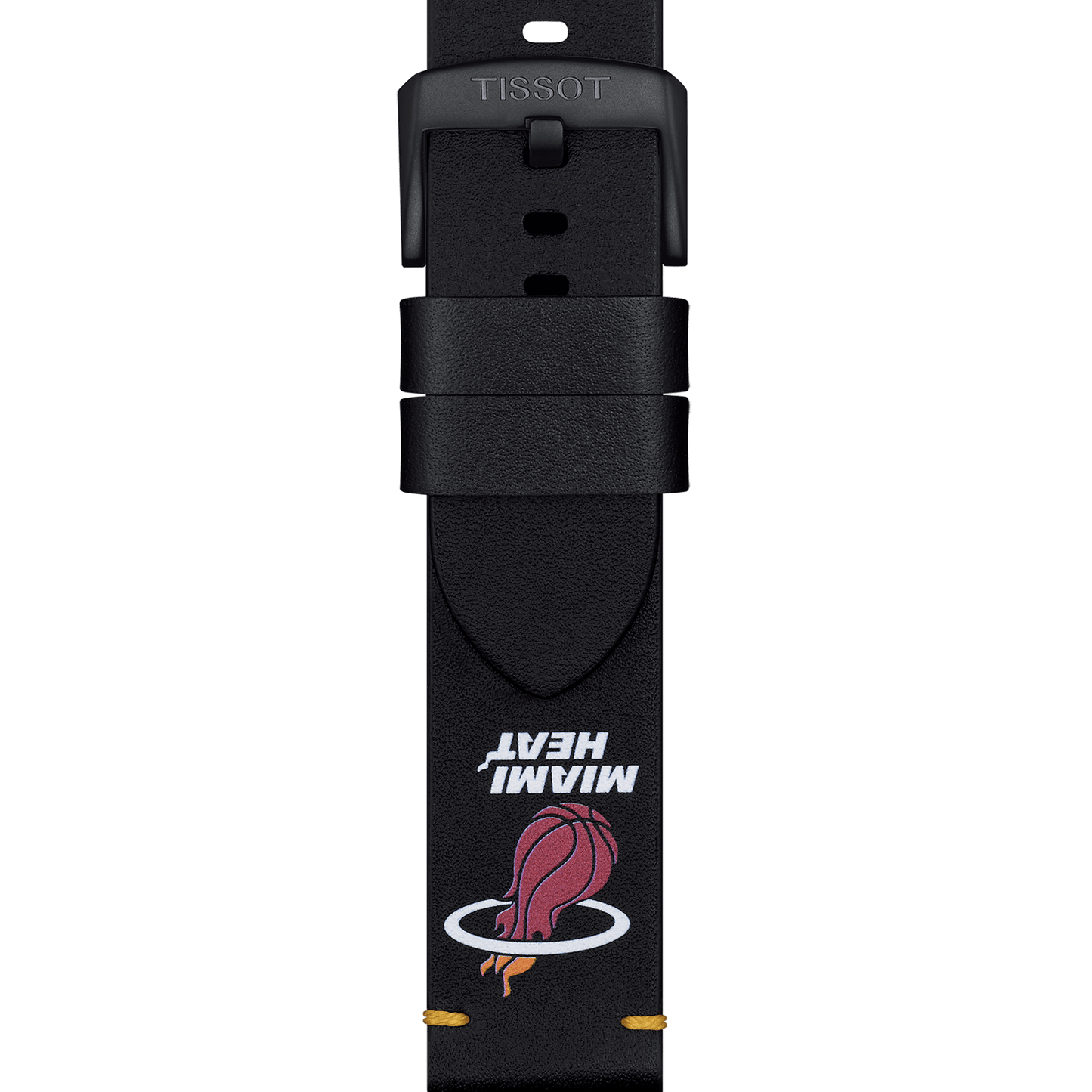 Tissot Official NBA leren band Miami Heat 22mm