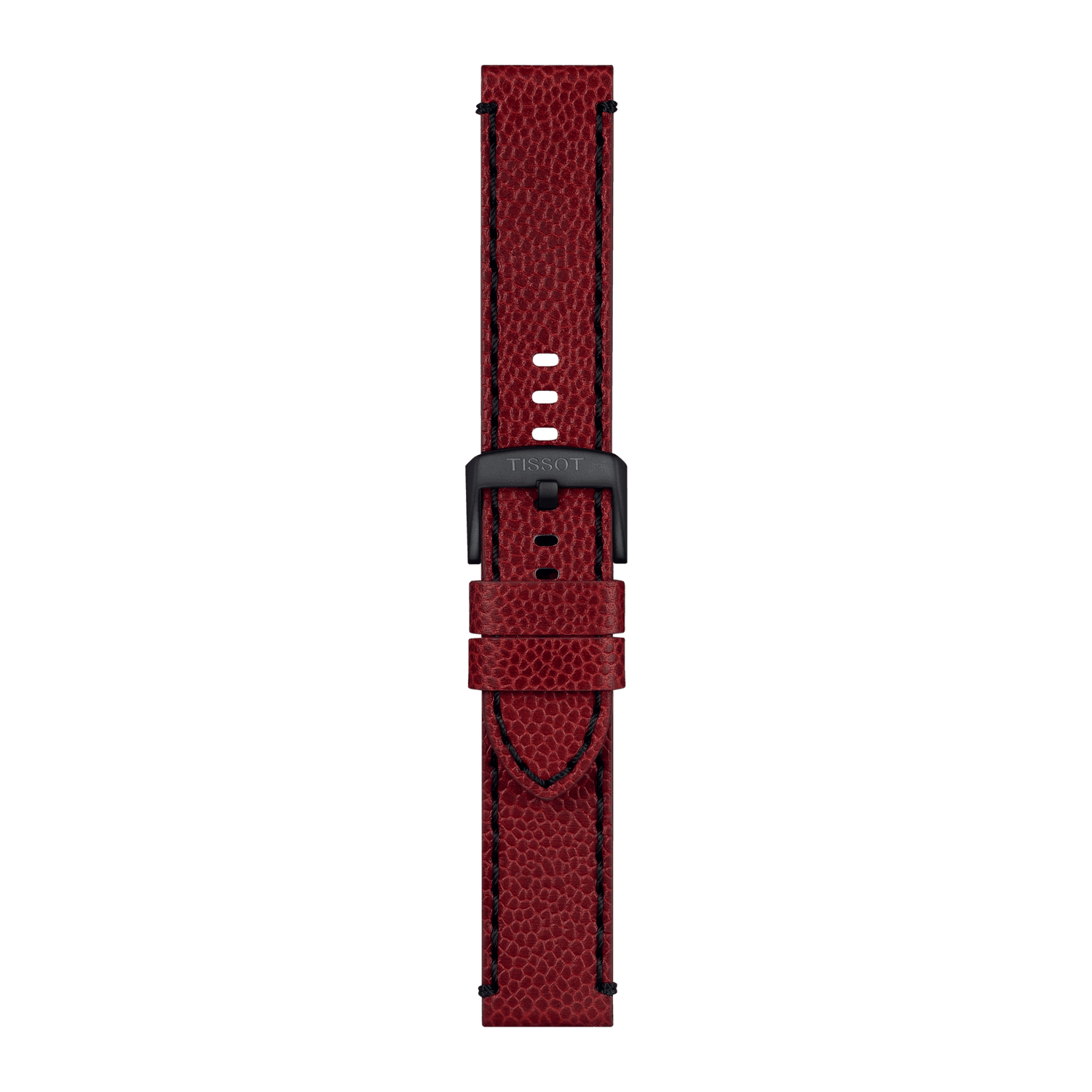 Tissot Official burgundy leather strap 22 mm
