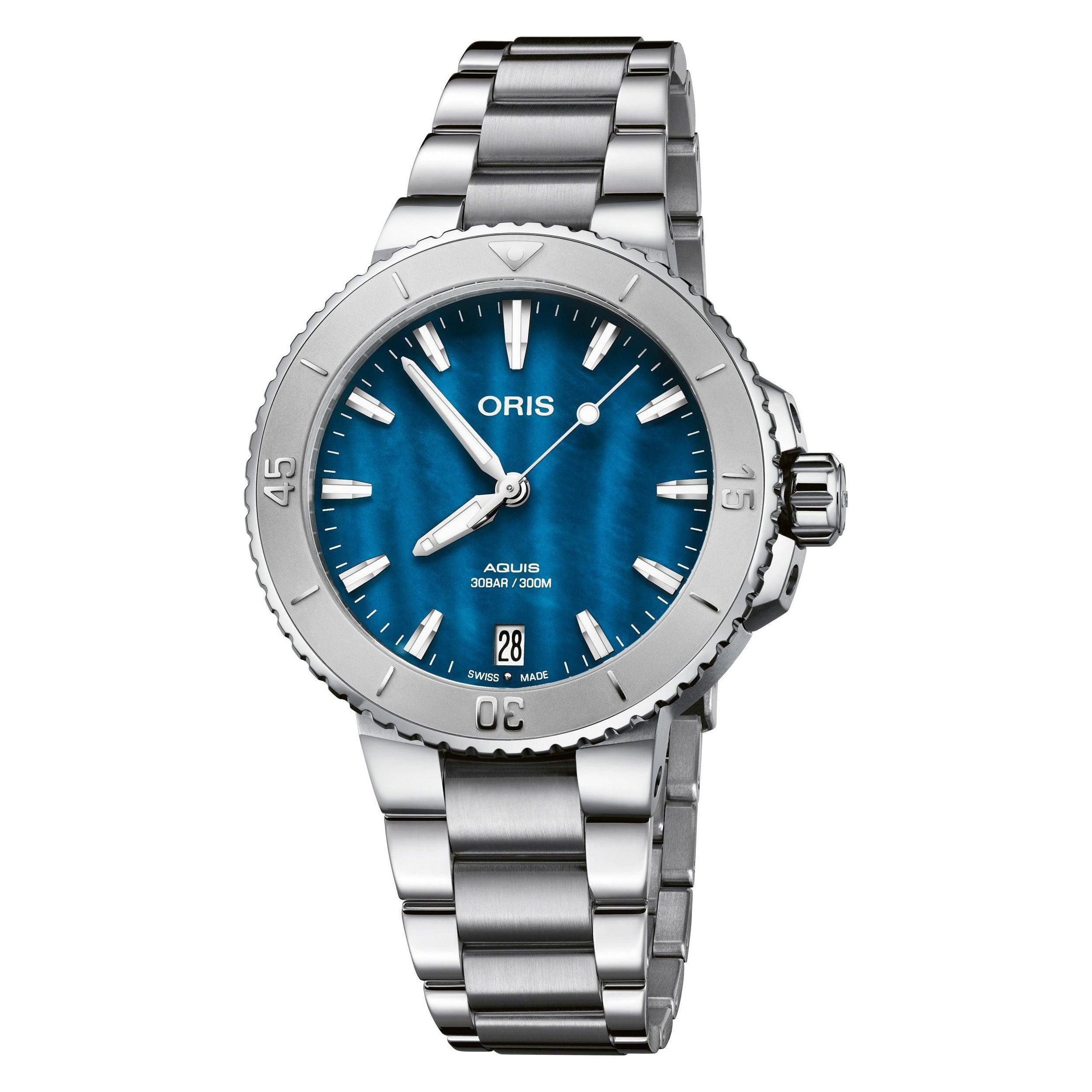 Aquis Date - Aegean Blue