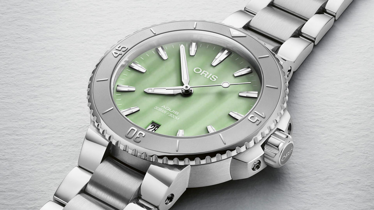 Aquis Date - Seafoam Green - Brunott Juwelier