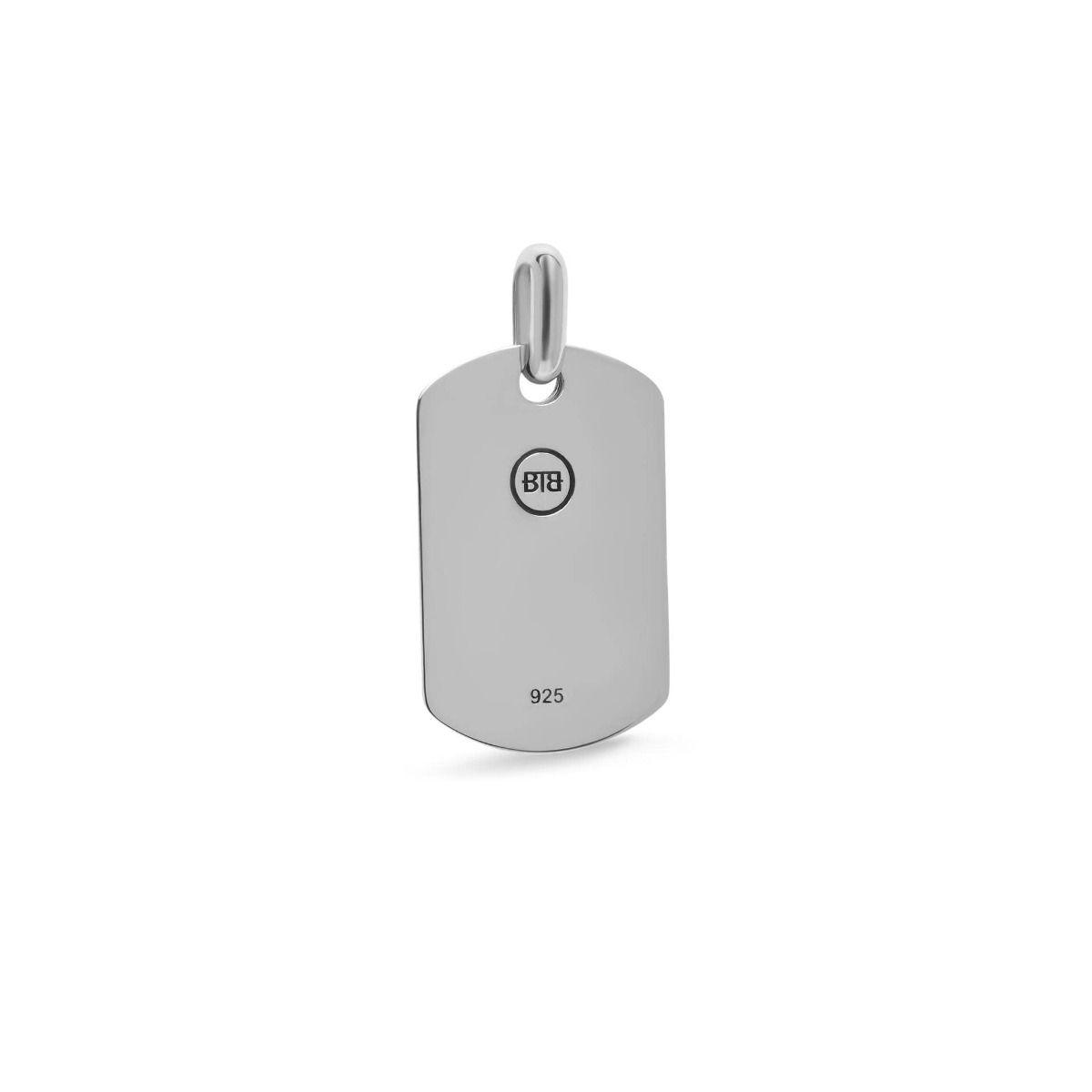 Chain Army Tag Pendant Silver - 669 one