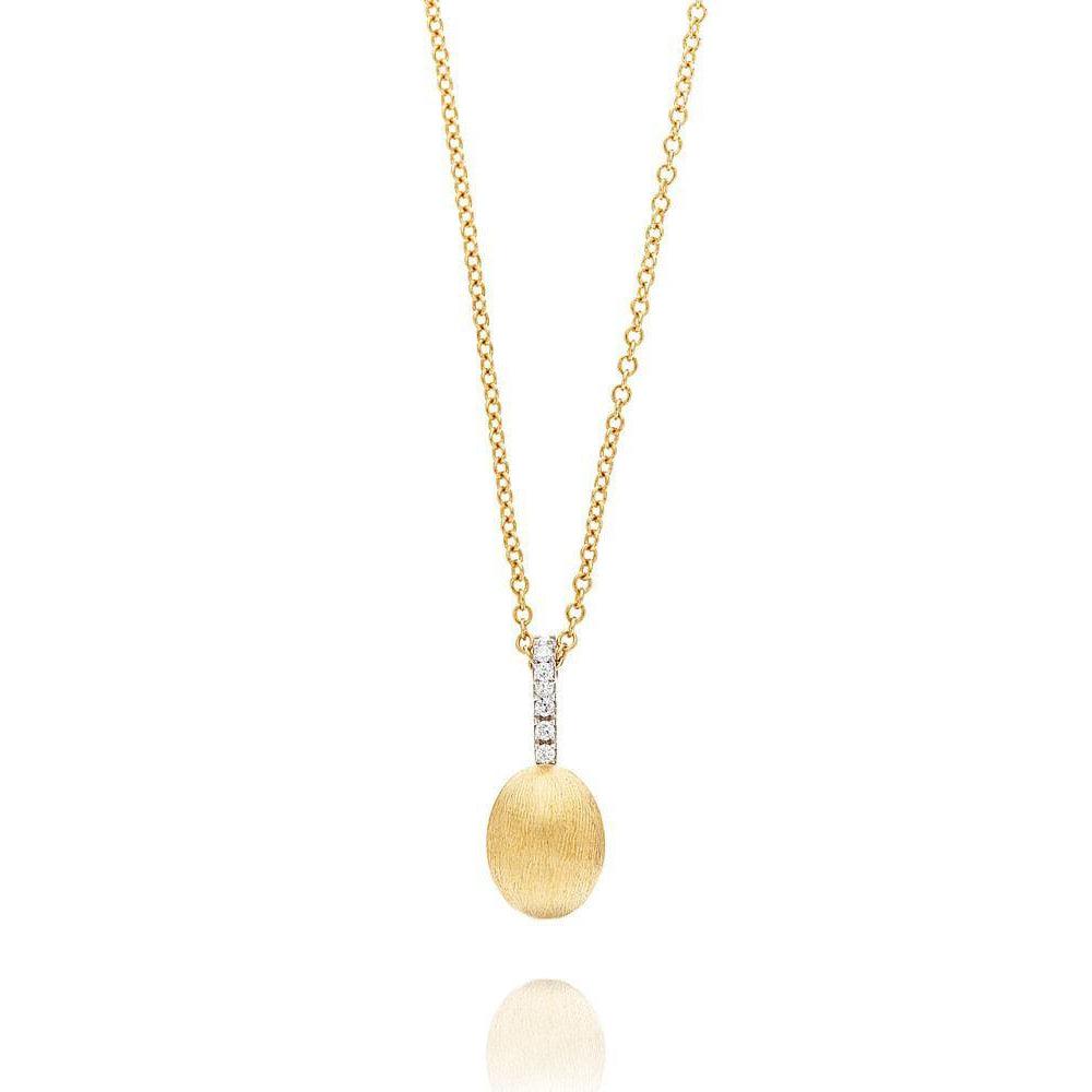 DANCING "ÉLITE" GOLD AND DIAMONDS SMALL NECKLACE