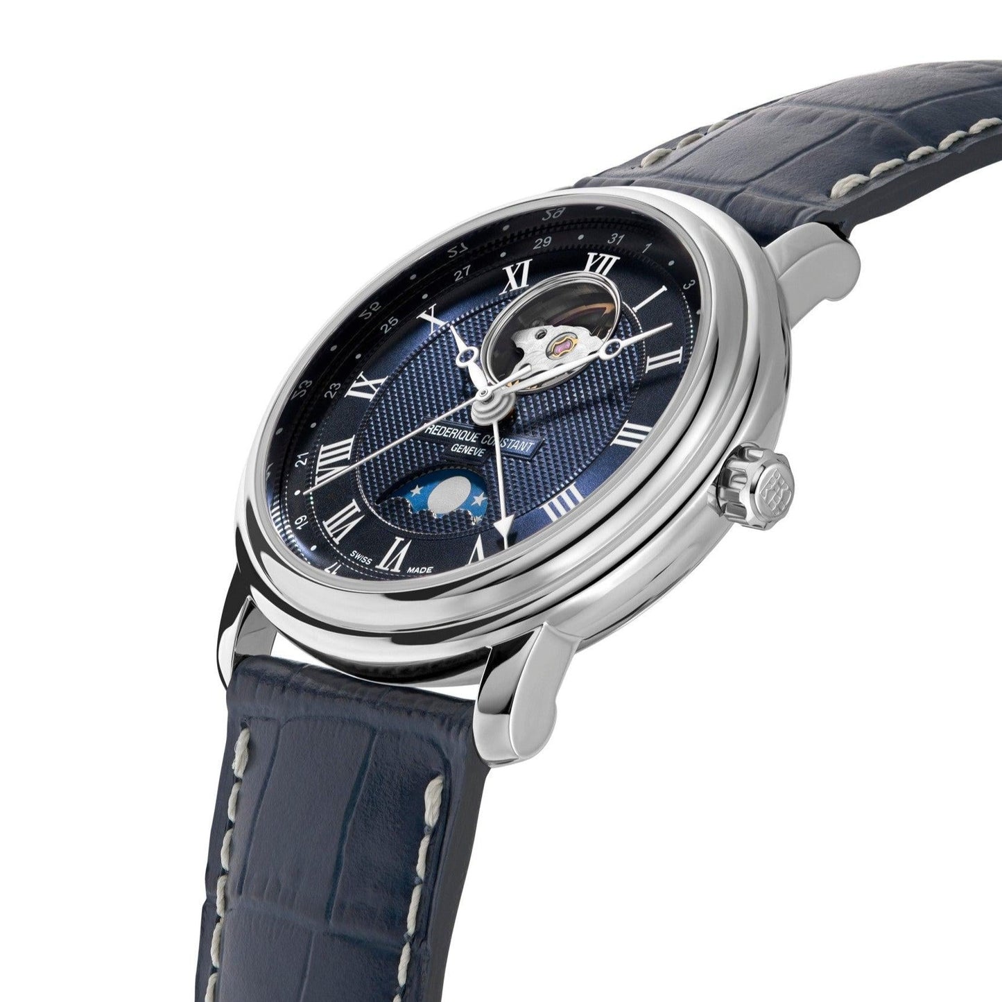 FC-335MCNW4P26 HEART BEAT MOONPHASE DATE