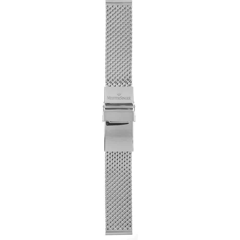 MEISTERSINGER MILANESE ARMBAND CLASSIC XL - Zilver
