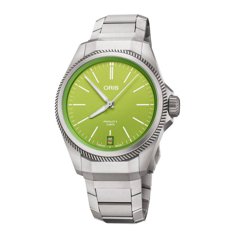 Oris green dial sale