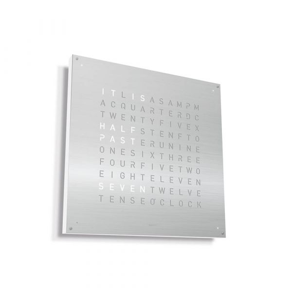 Qlocktwo Large - Stainless Steel