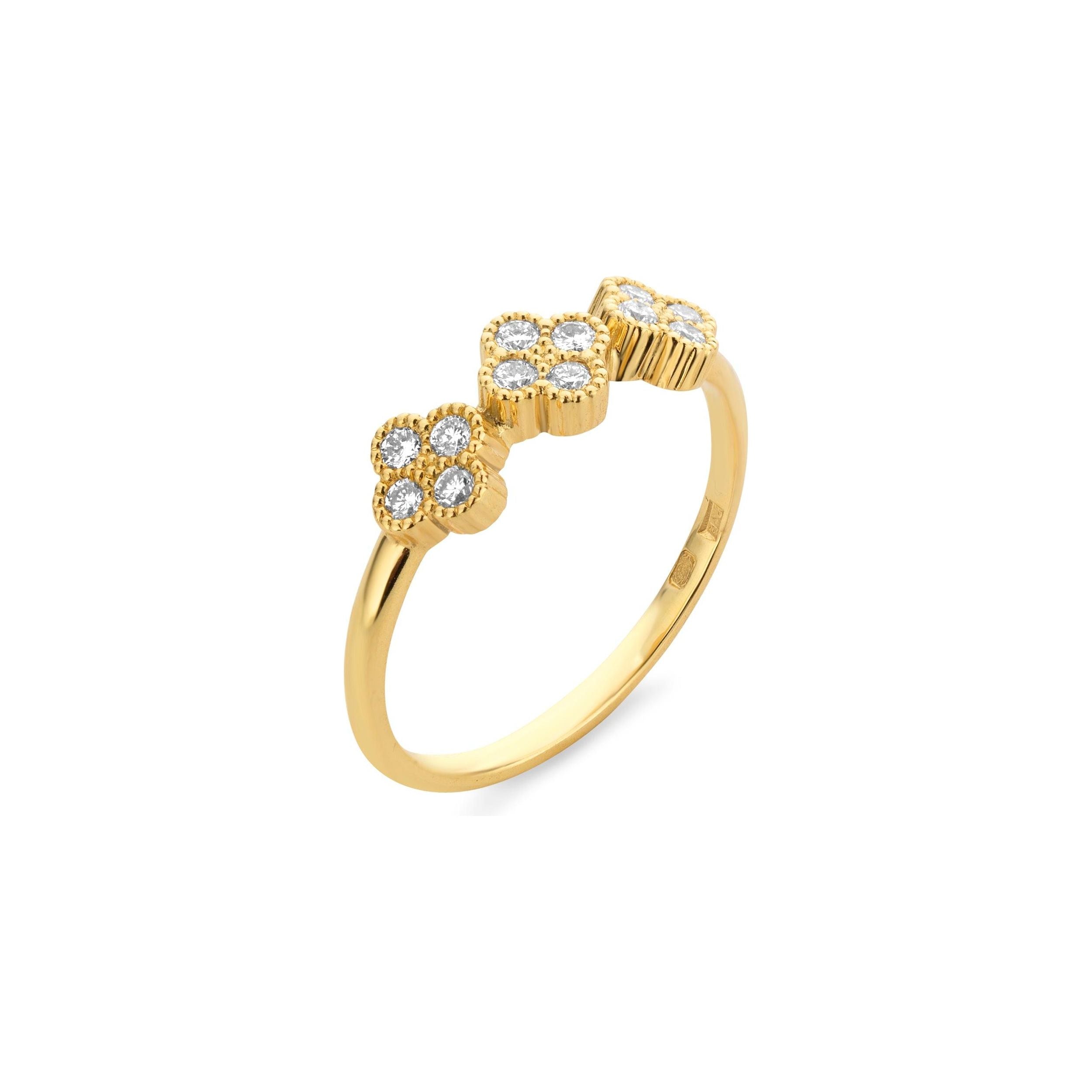 RING PRIMROSE 'THE DUCHESS' MET DIAMANT