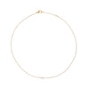 WHITE DESERT "AMULETS" GOLD AND MOONSTONE NECKLACE (SMALL)